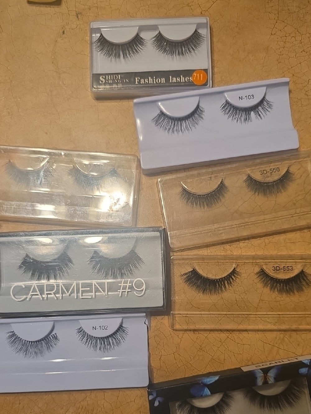 Assorted Black False Eyelashes - Multiple Styles